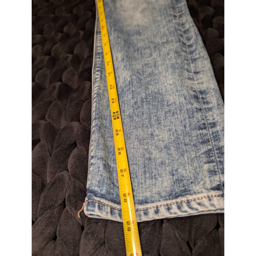 Womens Express Jeans Mia Mid Rise Skinny Jeans Acid Wash Size 8 Slim - Picture 8 of 9